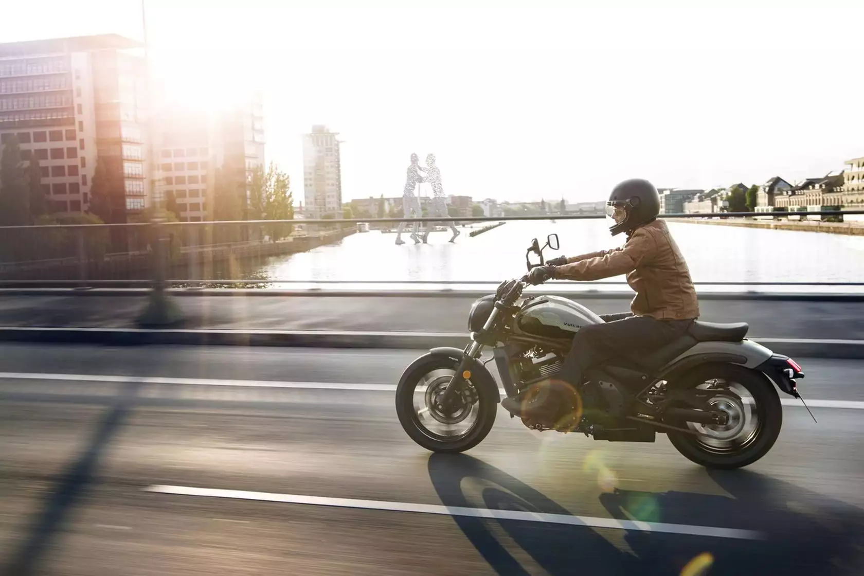 Kawasaki Vulcan S 2026 en action Kawasaki Vulcan S 2026 en action