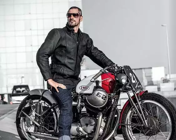 Veste cuir vintage