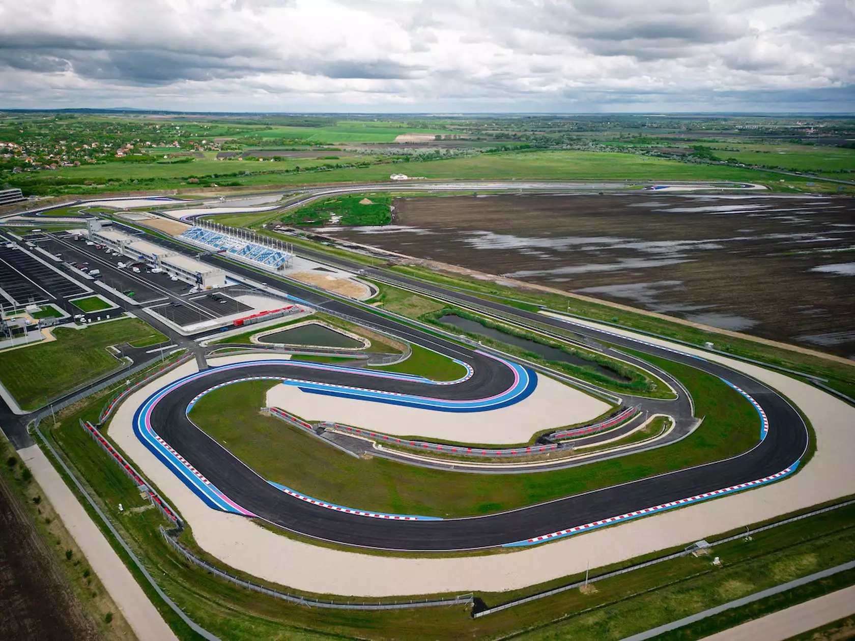 Circuit de Hongrie Balaton Park vu du ciel Circuit de Hongrie Balaton Park vu du ciel